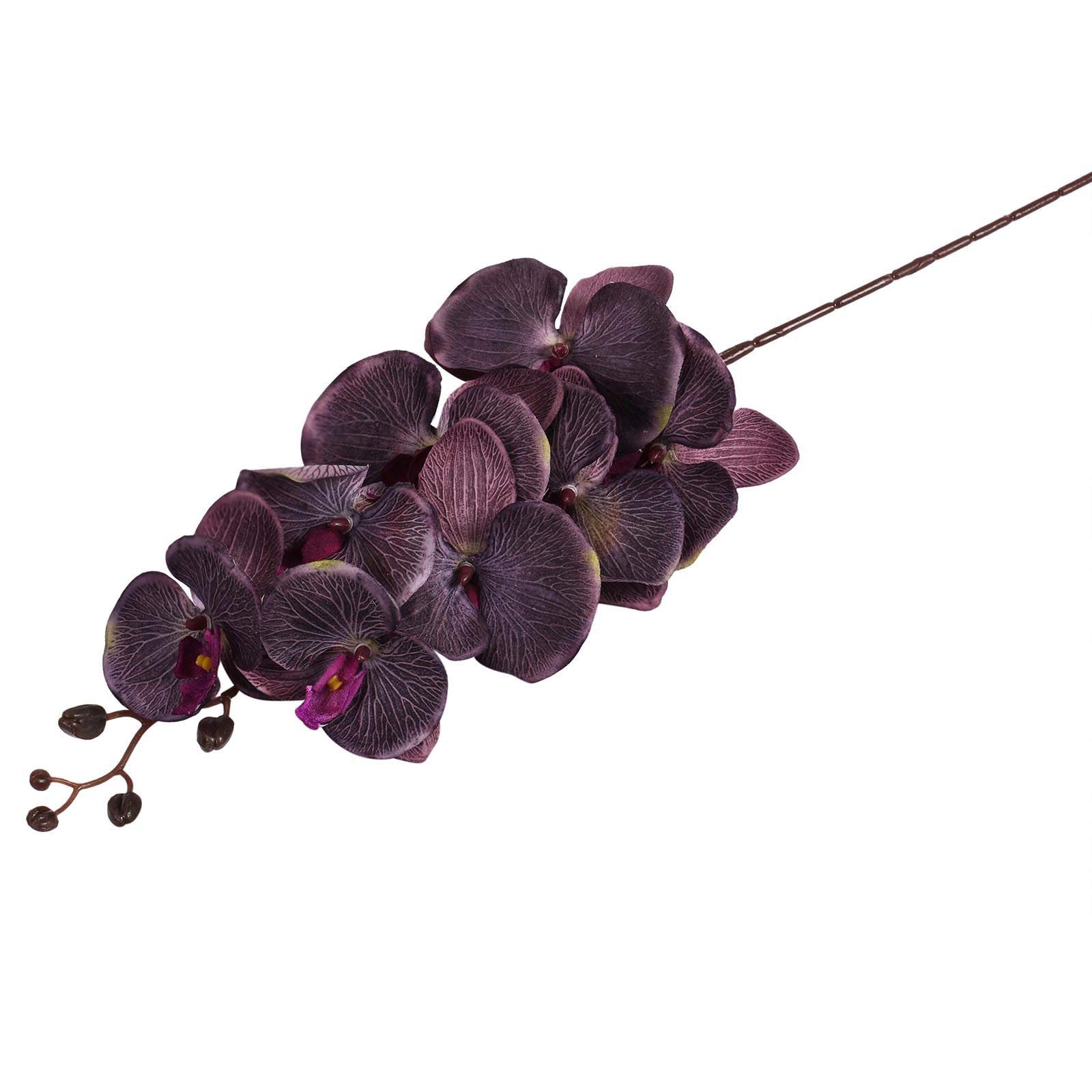 Premium Modern Large Orchid - Real Touch Home Decor Artificial Flowers[Purple]