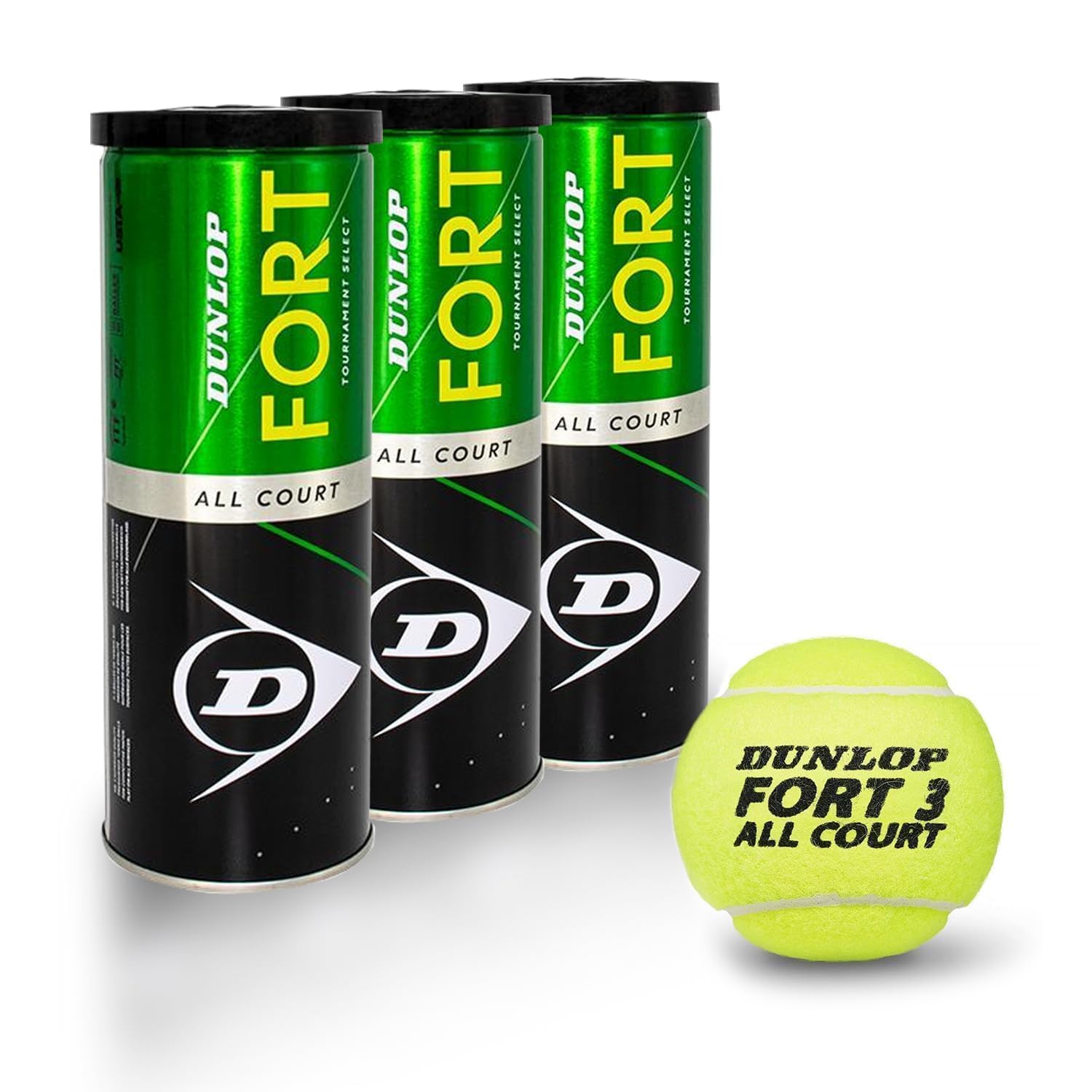 Dunlop FORT ALL COURT tripack 9 balls (3x3)