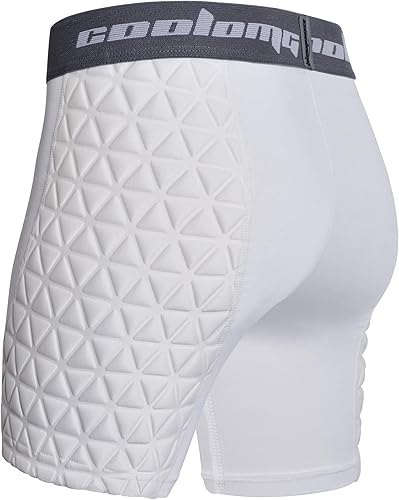 Miniatura 9 de COOLOMG Girls Youth Softball Sliding Shorts Padded Compression Underwear Shorts Baseball Sliders Shorts