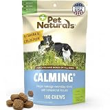 Pet Naturals Calming Chews for Dogs and Cats, Anxiety Relief with Gentle Ingredients for Thunder, Fireworks, Travel, Grooming, Value Size Calming Pet Treats, Chicken Flavor, 160 Count