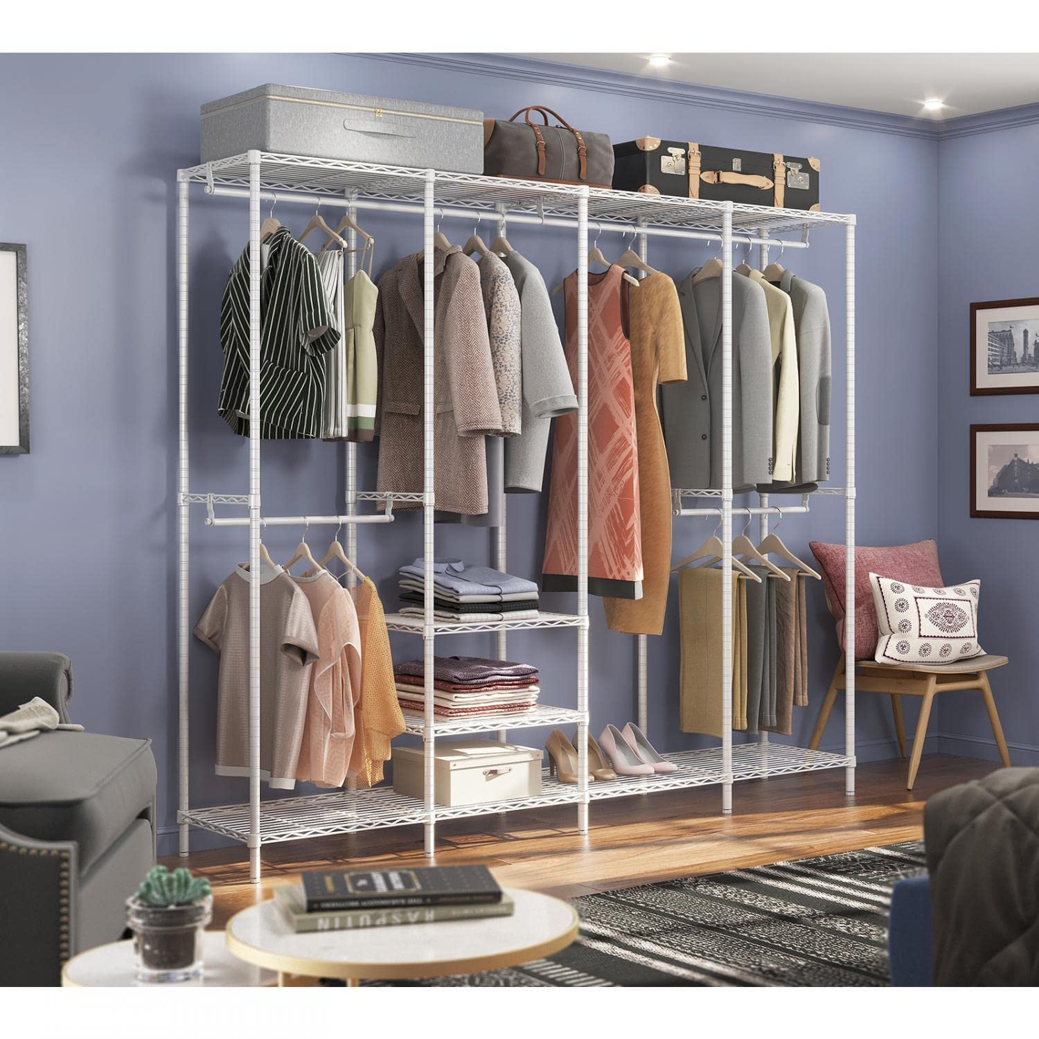 VIPEK V40 Wire Garment Rack Heavy Duty Clothes Rack for Hanging Clothes