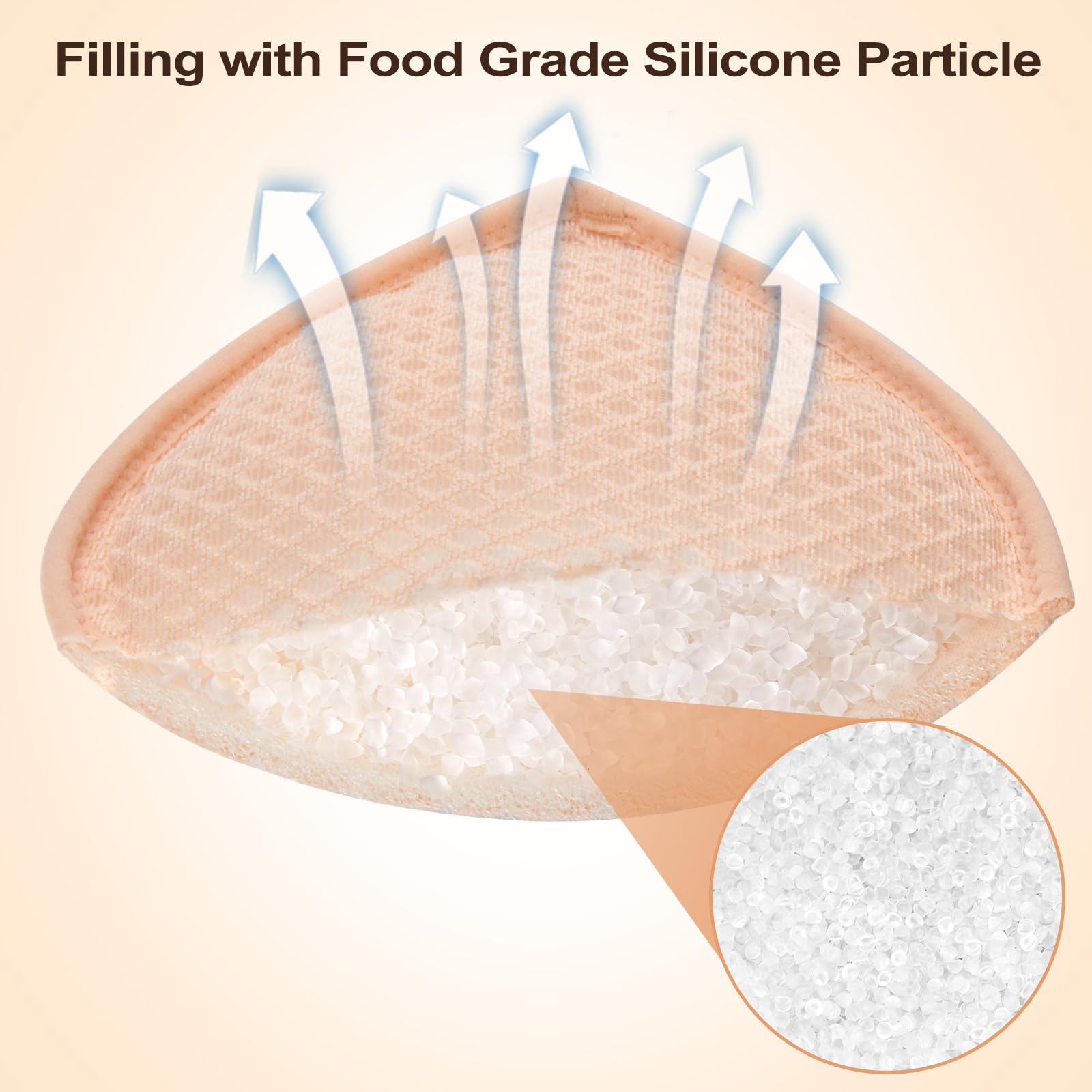Forme del seno, protesi mammarie in silicone per mastectomia da donna, inserti per reggiseno, imbottitura in silicone