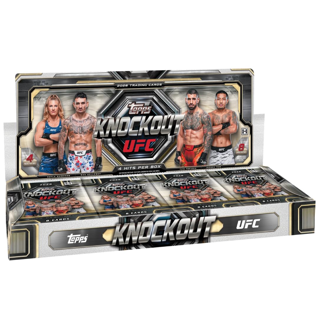 Amazon.com: 2026 Topps Knockout UFC - Hobby Box - Guarantees 3