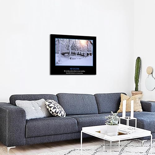 Miniatura 2 de KREATIVE ARTS Póster motivacional de trabajo en equipo, con citas positivas para la oficina, arte de pared para decoración de paredes, 20 x 24