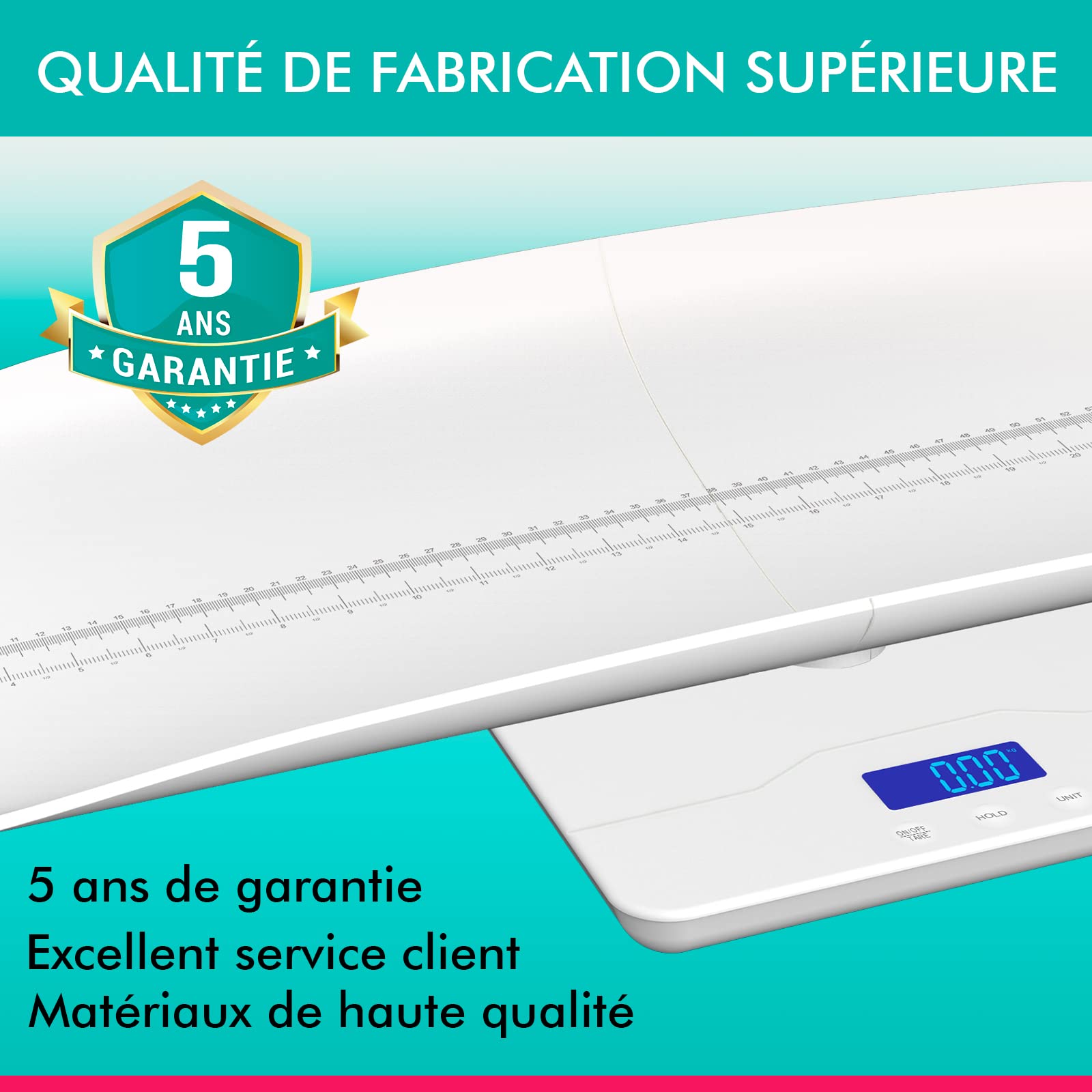 Adamson A50 Balance Numérique pour Animaux 100 kg