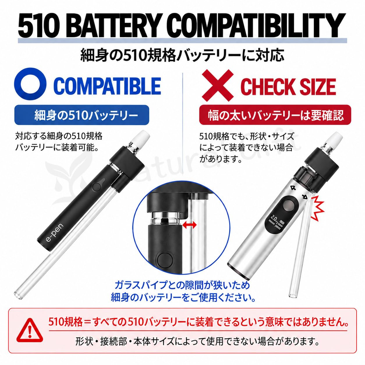 Amazon | anlerr WAX COLLECTOR 510 ワックス 専用ツール ガラスパイプ