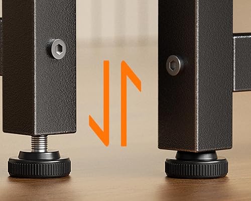 Miniatura 6 de ODK Escritorio pequeño para computadora de 40 pulgadas, escritorio de oficina en casa para espacios pequeños, escritorio de escritura con ganchos