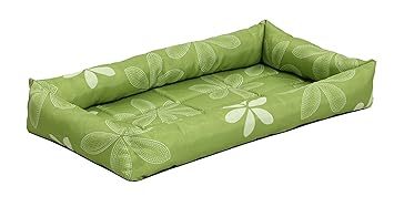 MidWest Homes for Pets Paradise Floral with Teflon Fabric Protector, 22-Inch, Green