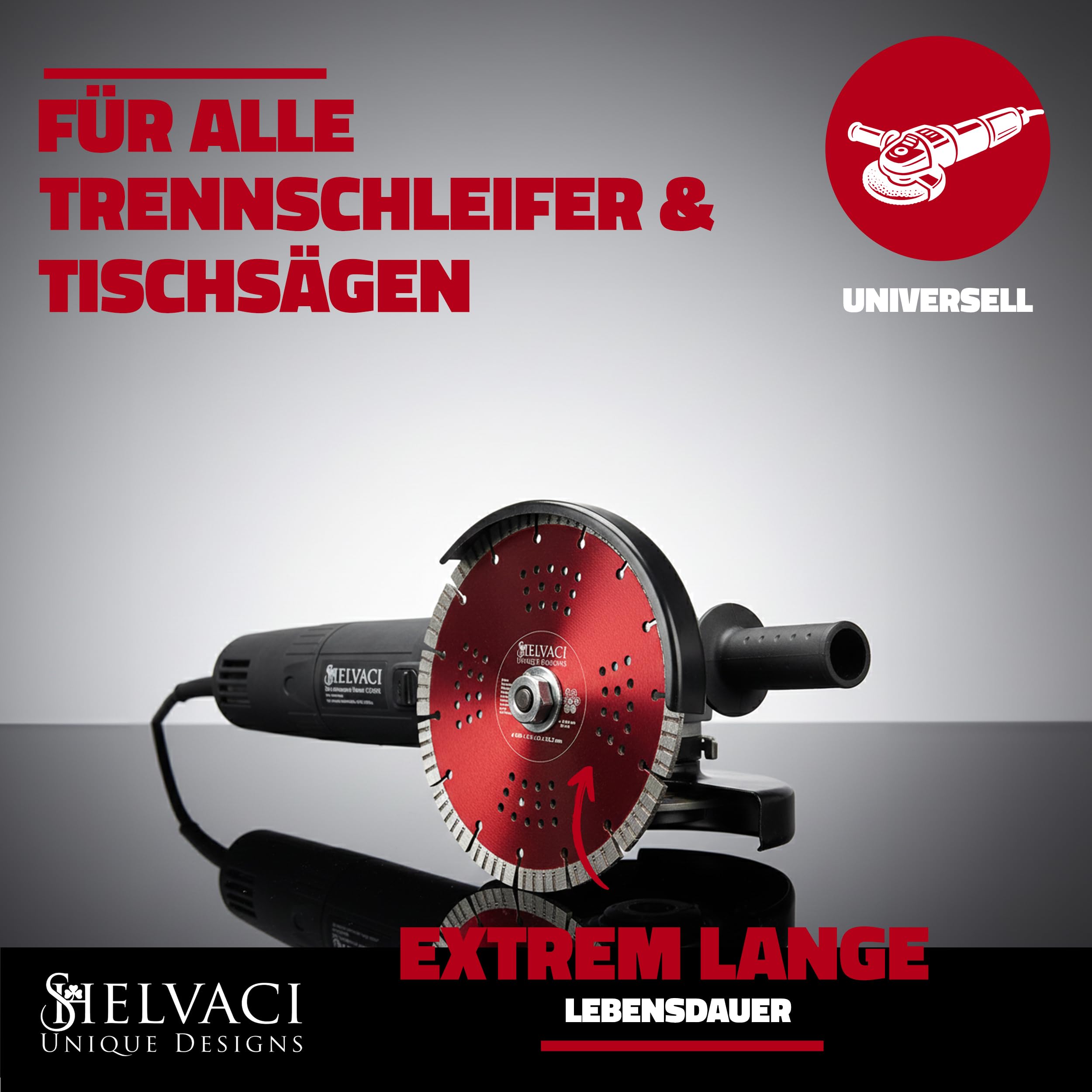 Disco de diamante profesional Turbo de 350 mm y orificio de 25,40 mm para hormigón, mampostería y piedra - Disco de corte de diamante universal de 12 mm de altura para
