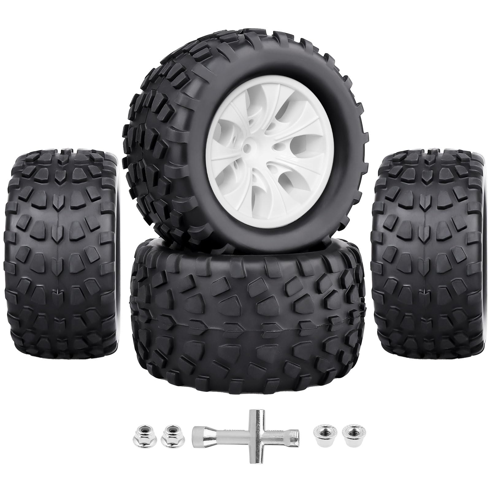 Proline Badlands 2.8 Pro-Line Racing Trencher 2.8 MTD Raid Black 6x30 F/R PRO117010  RC Tire 2.8 Rc Tires RCカータイヤ For Traxxas For Stampede For Rustler Pro117010 For 2wd/4x4