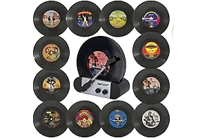 Cool and Chic Vinyl Coasters Keep Your Vinyl Elevated