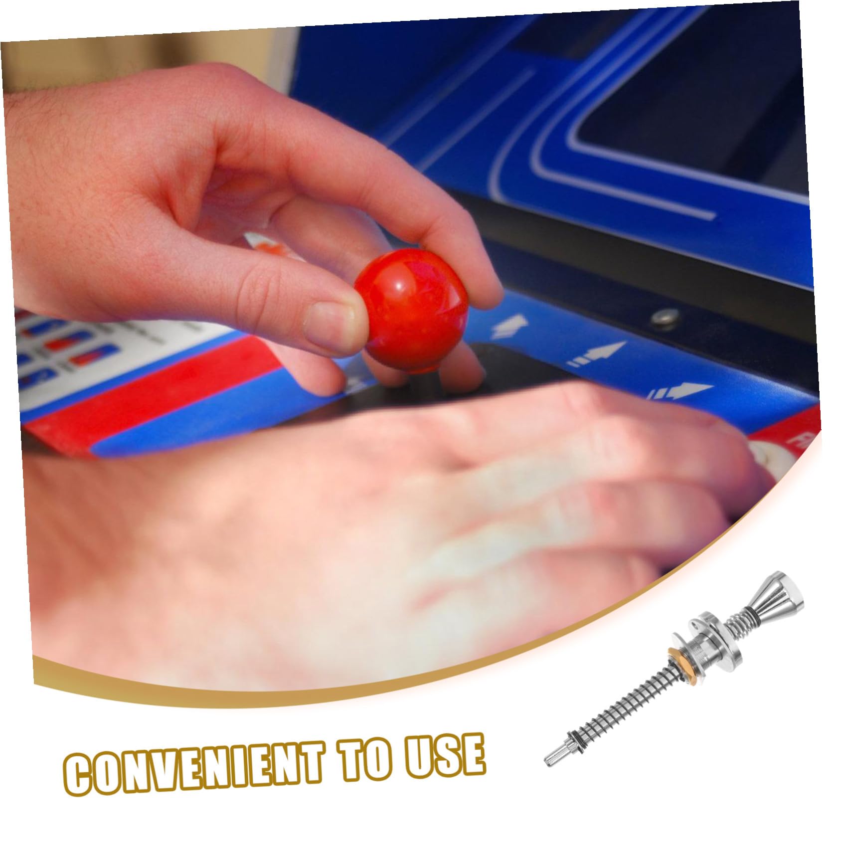 Levier de Flipper à Ressort Chargé Robuste pour Machine à Pinball Contrôle Fluide et Stabilité Renforcée Accessoire pour Jeux de Table à Domicile et Usage Commercial