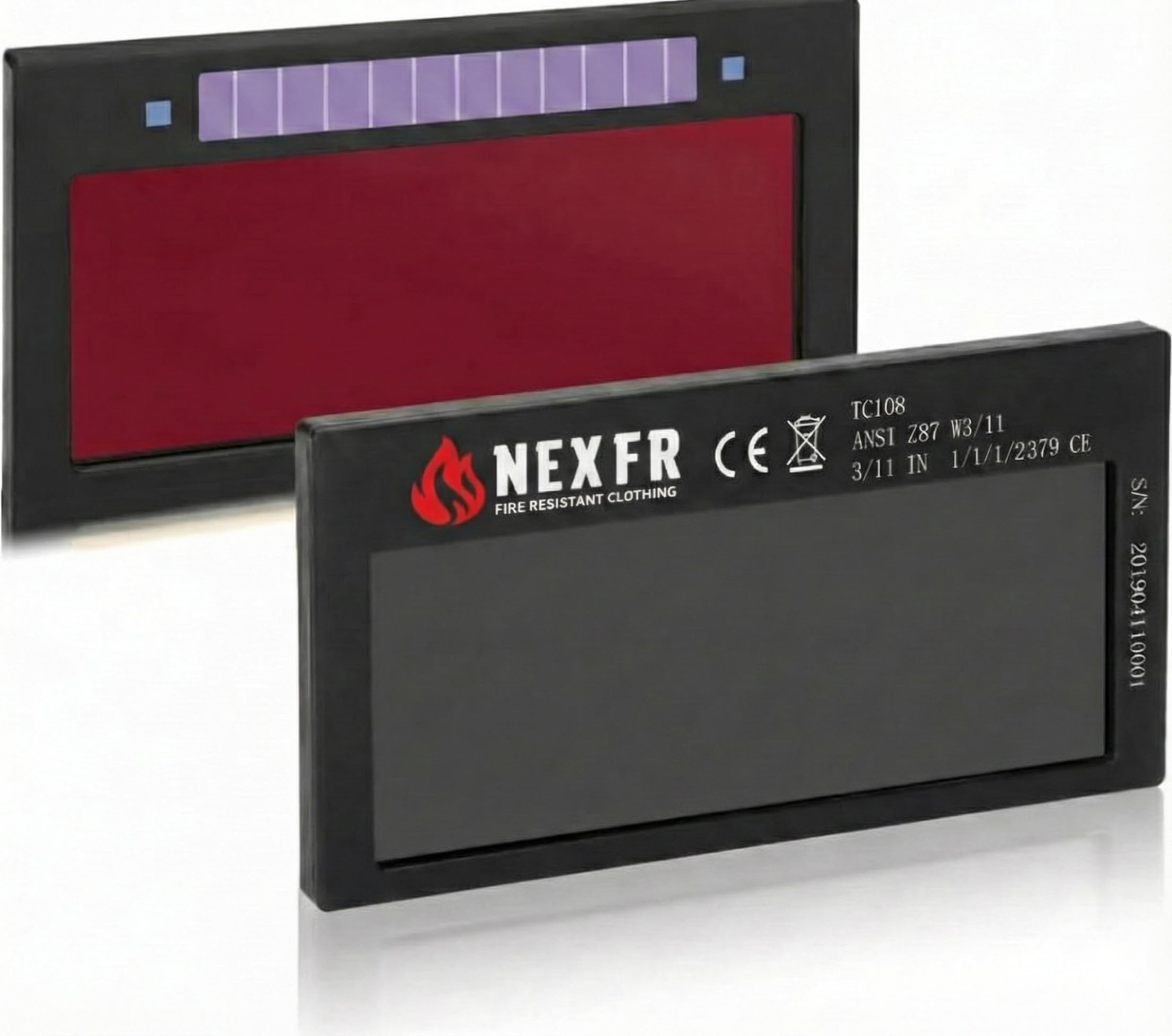 NEXFR 2x4 R-Series Fix Shade Auto Darkening Welding Lens R682