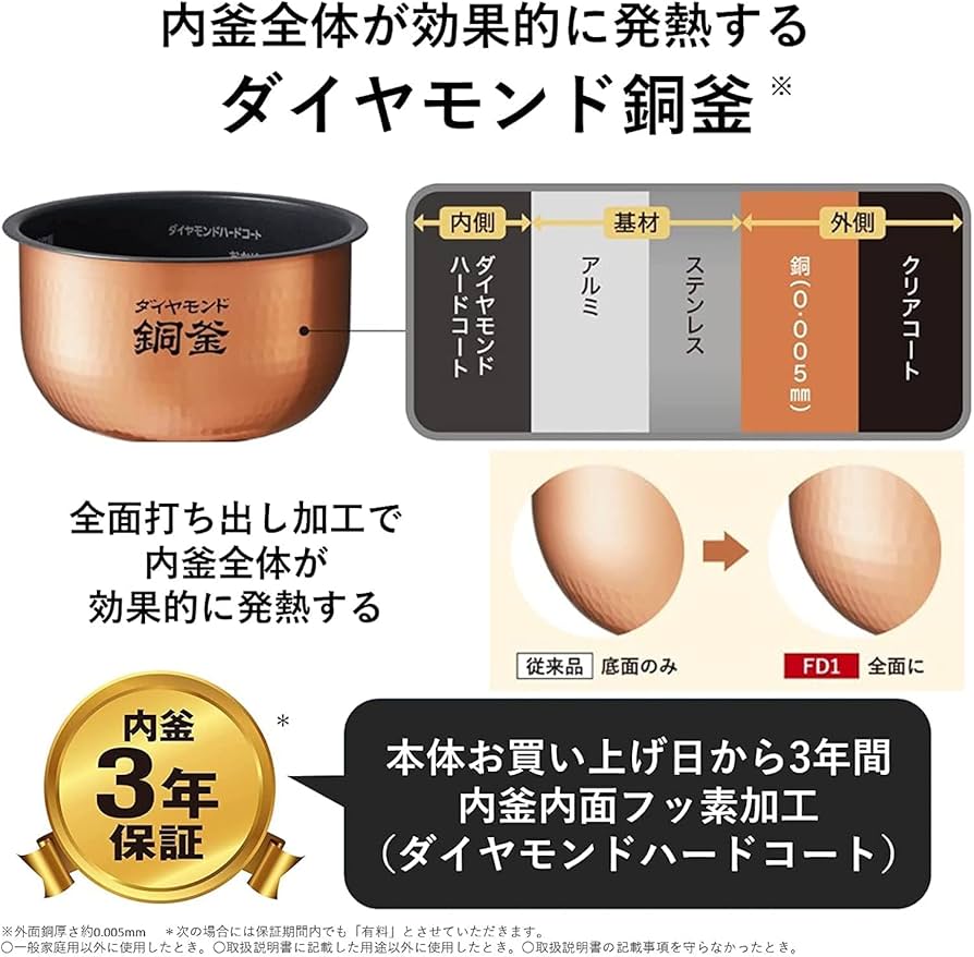 パナソニック 炊飯器 5.5合 2段IH ブラウン SR-FD101 Amazon | パナソニック 炊飯器 5.5合 2段IH ブラウン SR-FD101-T