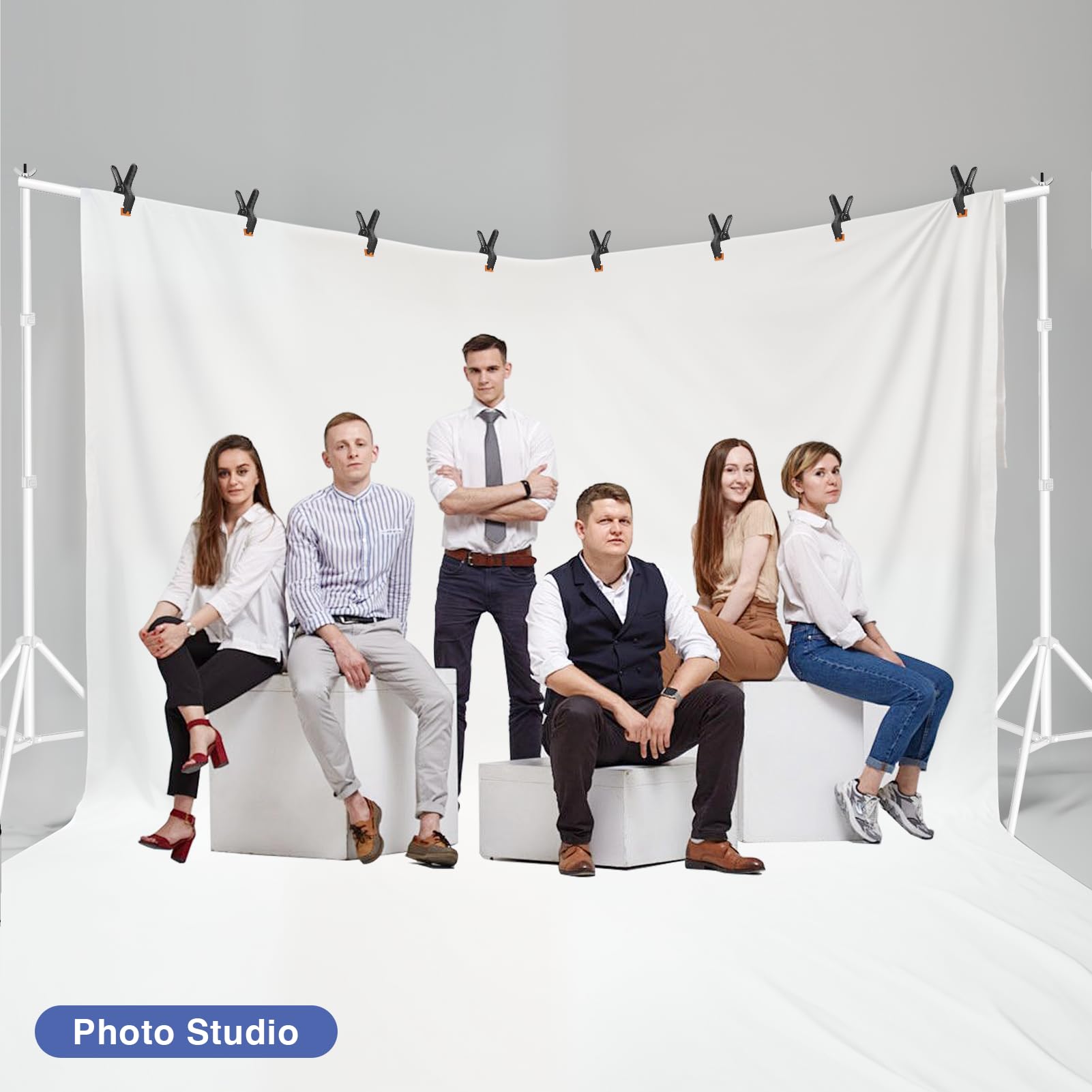 Photo Backdrop Emart Backdrop Stand 10x7ft EMART Backdrop Stand, 20x7ft ...