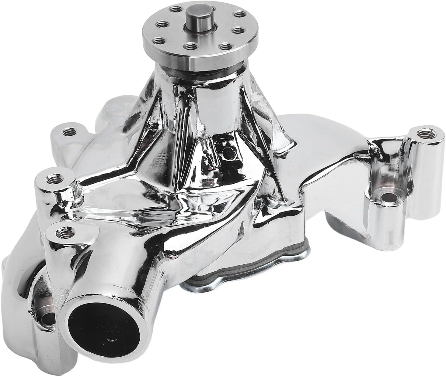 Cryfokt Chrome Plated Aluminum Alloy Long, High Volume Assembly for 396 402 427 454 502 V8, Optimal Engine Cooling for Car Enthusiasts