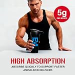 BCAA Powder | 5G Branched Chain Amino Acids per serving | Protein Synthesis, Muscle Building, Workout Support | 2:1:1 Ratio BCAA Amino Acids Supplement | Cherry | Made in Canada | 30 Servings (240g)