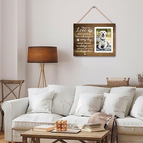 Miniatura 6 de Marco de fotos conmemorativo, marco de fotos para mascotas, regalos de condolencias por pérdida de mascota querida, regalos de duelo por pérdida de