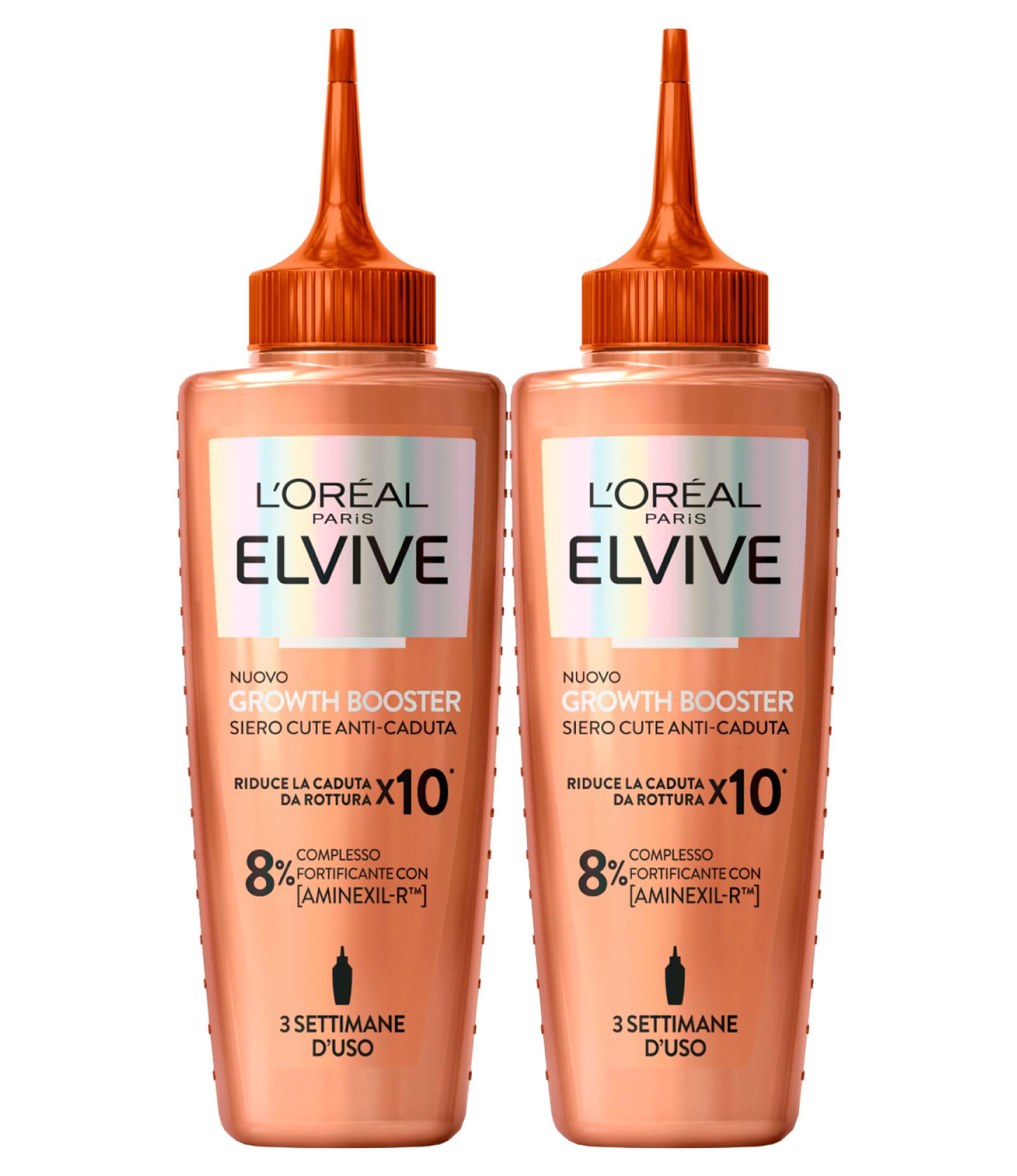  L'Oréal Paris Hair Loss Serum - Trattamento Ricostituente Pelle Senza Rinasciuto con Formula Elvive Booster Crescita Am