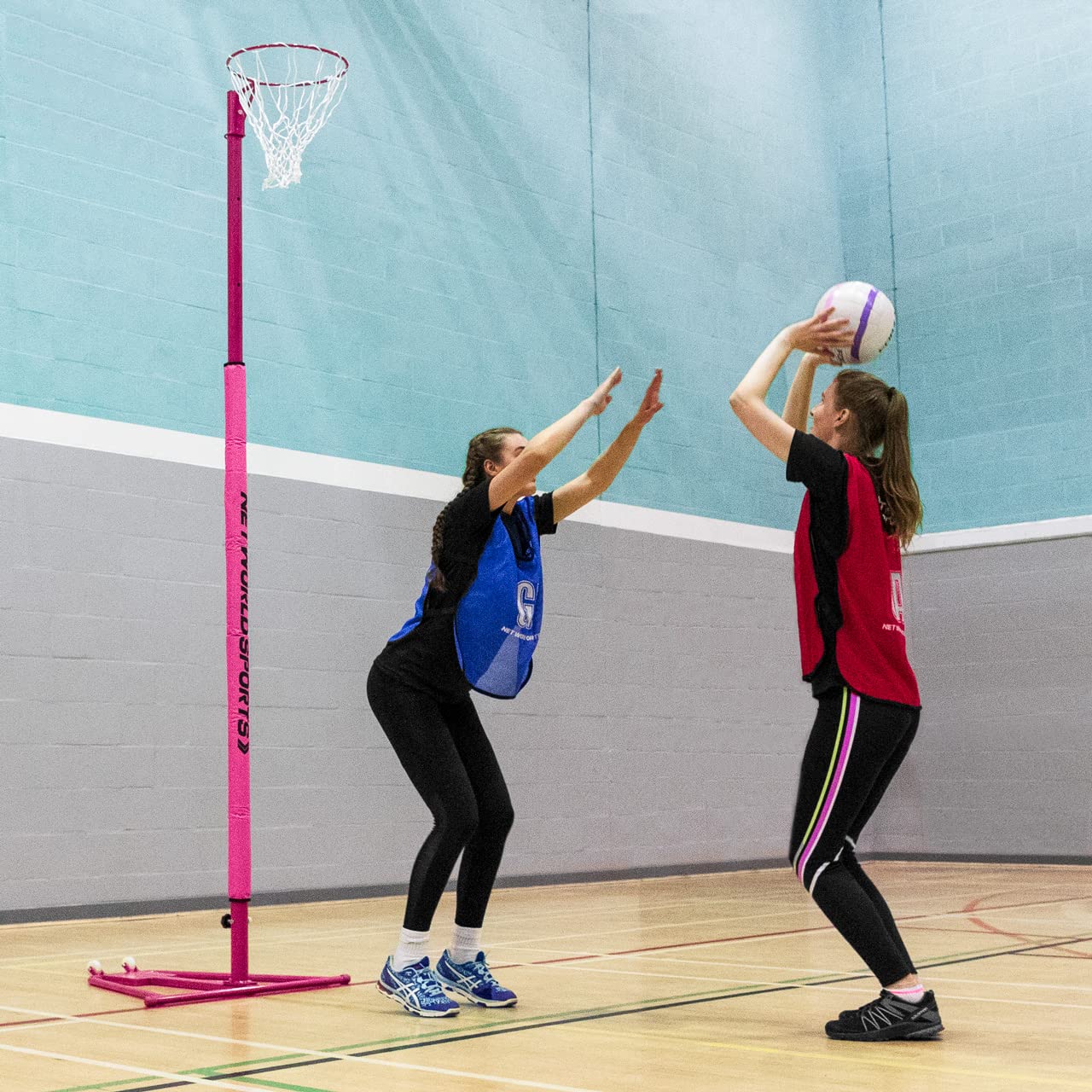 FORZA Acolchado de protección para Postes de Netball | Se Adapta a Postes de Netball de 50mm y 80mm | para Postes de 1,8m o 3m | Múltiples Opciones de Color | Escolar + Profesional