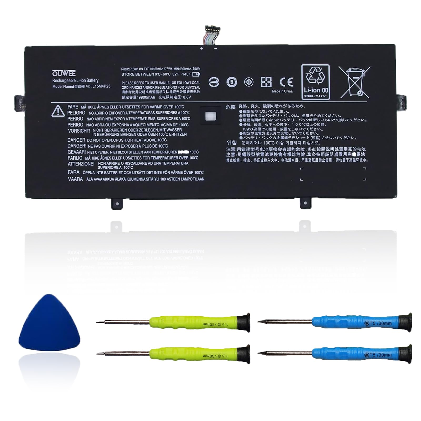 Amazon.com: OUWEE L15M4P23 Laptop Battery Compatible with Lenovo