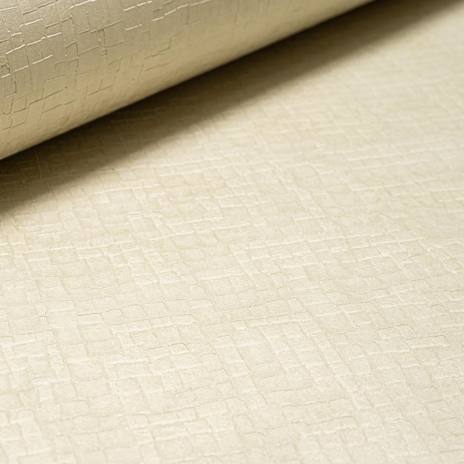 Sophie Laurence Cream Wallpaper Textured Shimmer Thick Quality Vinyl Bedroom Livingroom Hall Way