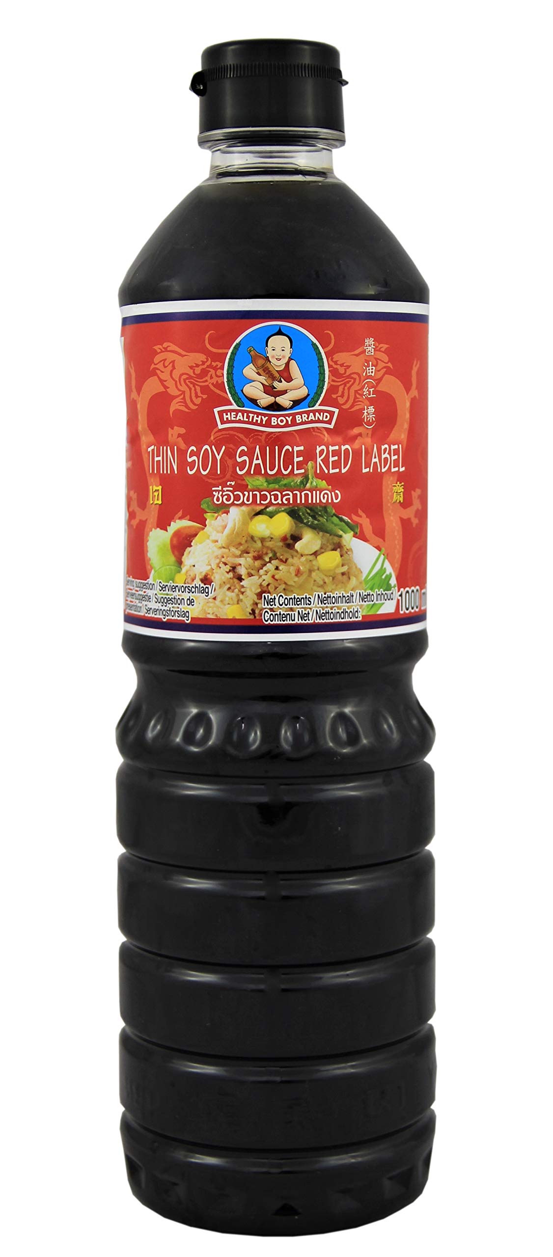 Healthy Boy Helle Sojasauce / Thin Soy Sauce Red Label Produktbeschreibung