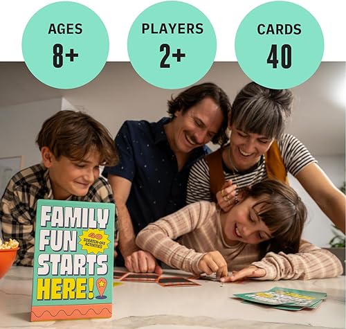 Miniatura 3 de La diversión familiar comienza aquí 40 actividades sorpresa para rascar  Ideas de actividades de verano familiares para niños, adolescentes, padres,