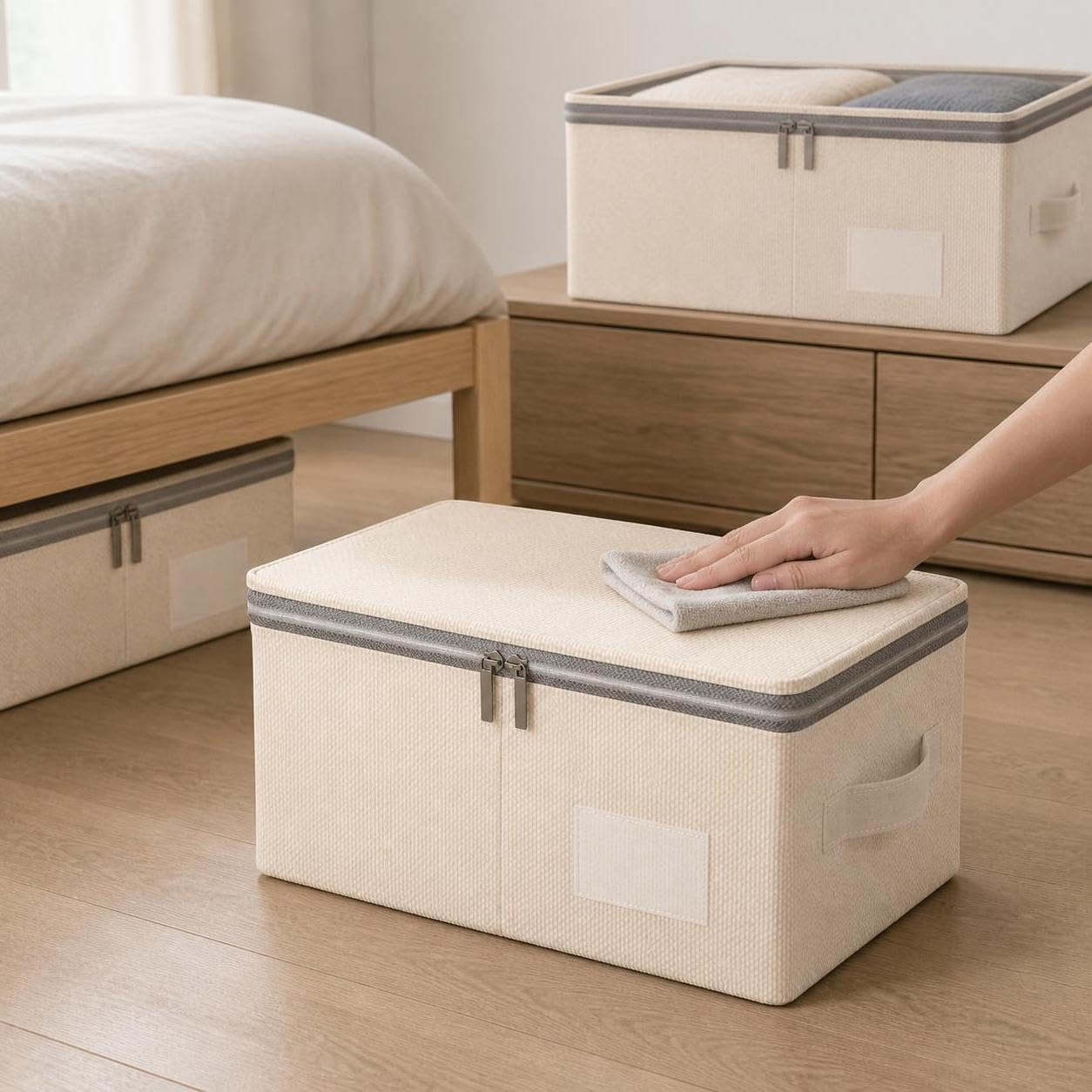 Caja Organizadora Plegable con Tapa, size to 4
