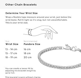 Pandora Sparkling Tennis Bracelet - Sterling Silver & Cubic Zirconia Bracelet for Women Timeless Collection - Gift for Her - 20cm, No Gift Box, 7.9 Pack of 1, Metal, Cubic Zirconia