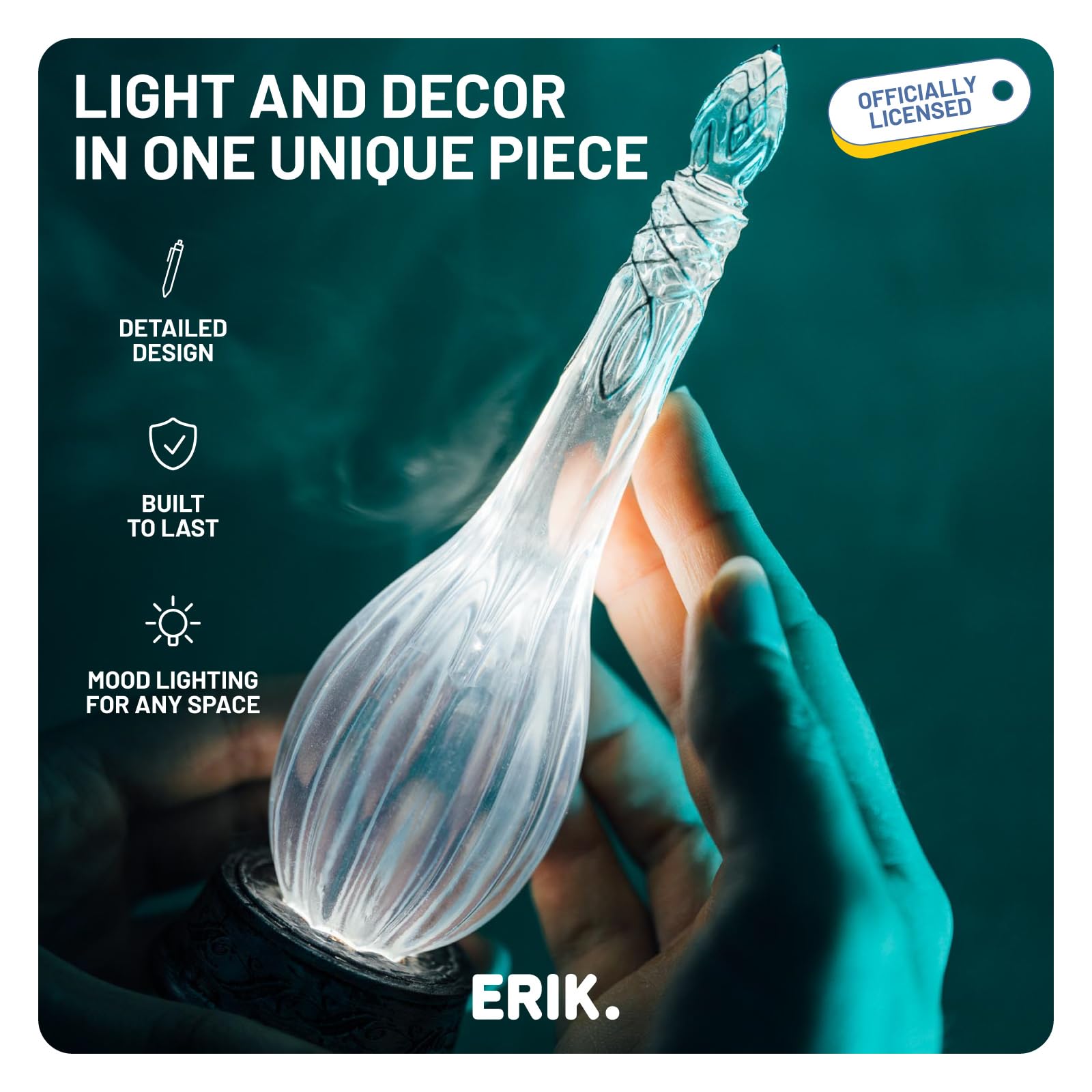 Grupo Erik Lampa Rings | Lampe | Światło Of Eärendil | Fiala Galadriel | Lampe LED | Produkty z Władcy Pierścieni