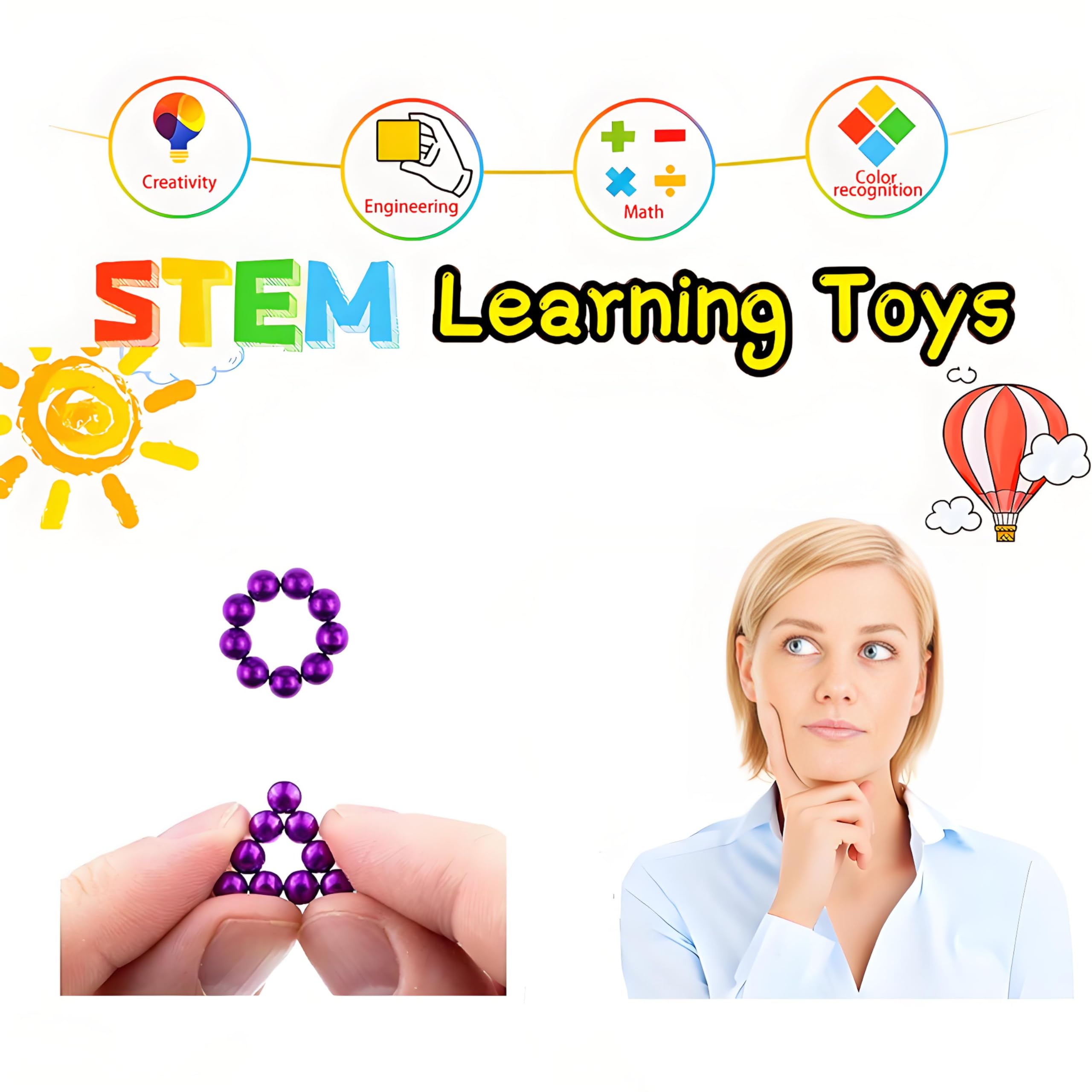 3D, 216 Challenge Puzzle Games, Small Logic Mind Puzzle Box Toy Removing Assembling Creatively Stacking - Image 7