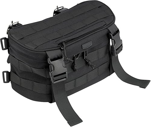 Biltwell Motocicletas textil bolsa para horquilla Motocicleta exfil-7Negro