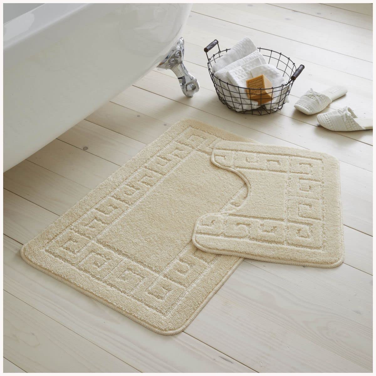 Gaveno Cavalia Super Absorbent 2 PIECE GREEK BATH SET Cream, 42070108