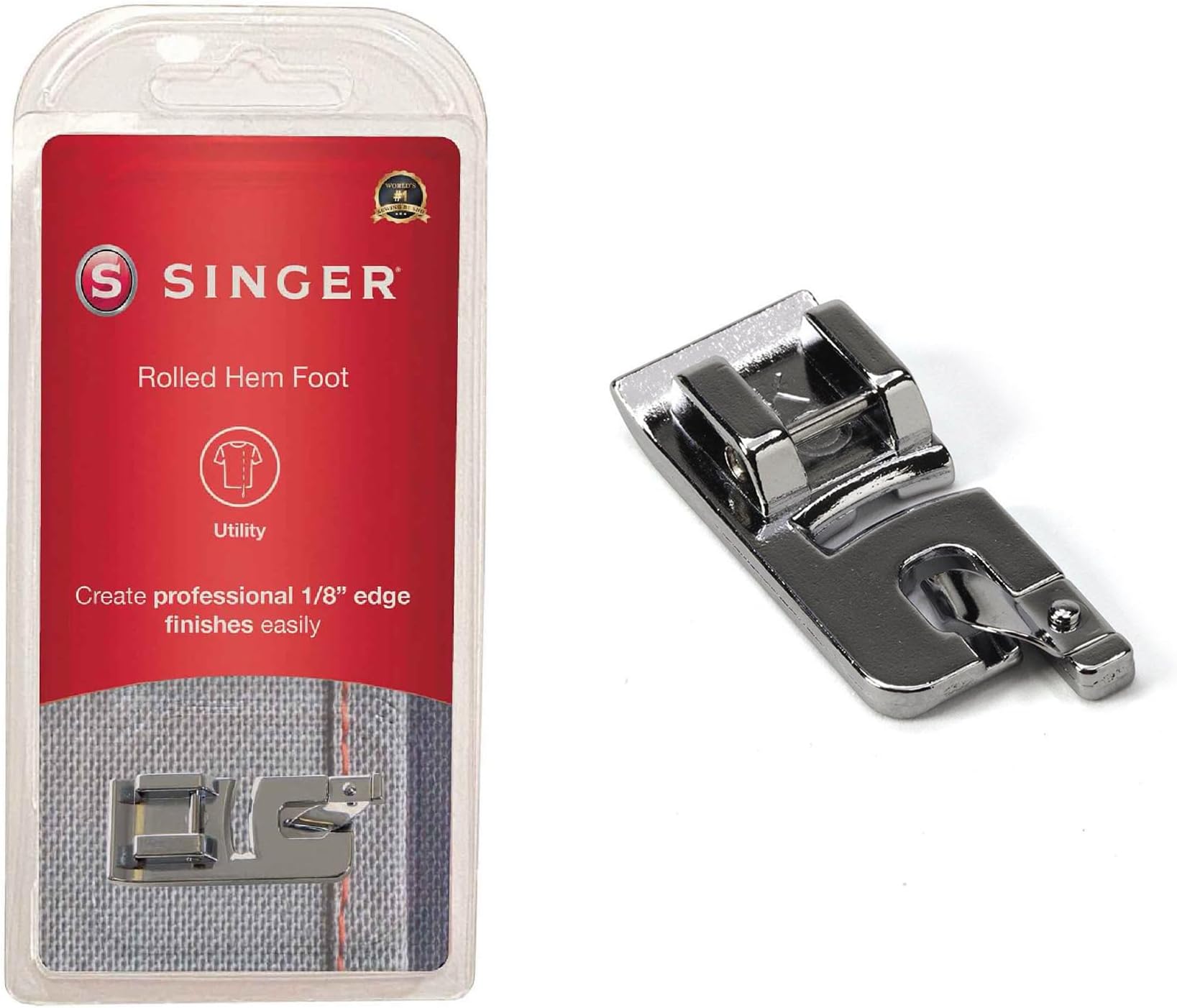 SINGER Presser Foot, Metal Plastic, White