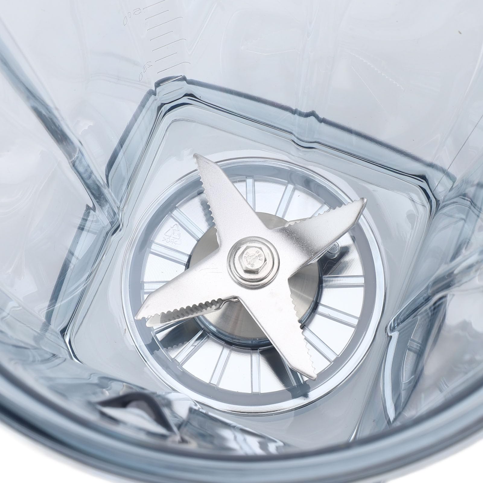 Récipient de Remplacement de Mélangeur, Tasse de Mélangeur Transparente Anti-fuite avec Lame et Couvercle en Acier Inoxydable pour Pièces de Mélangeur Vitamixx