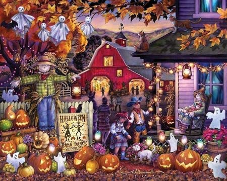 Amazon 大人のジグソーパズル3000ピースハロウィンナイト大人の木製ジグソーパズルゲーム青年パズルゲームおもちゃギフト 木製パズル おもちゃ