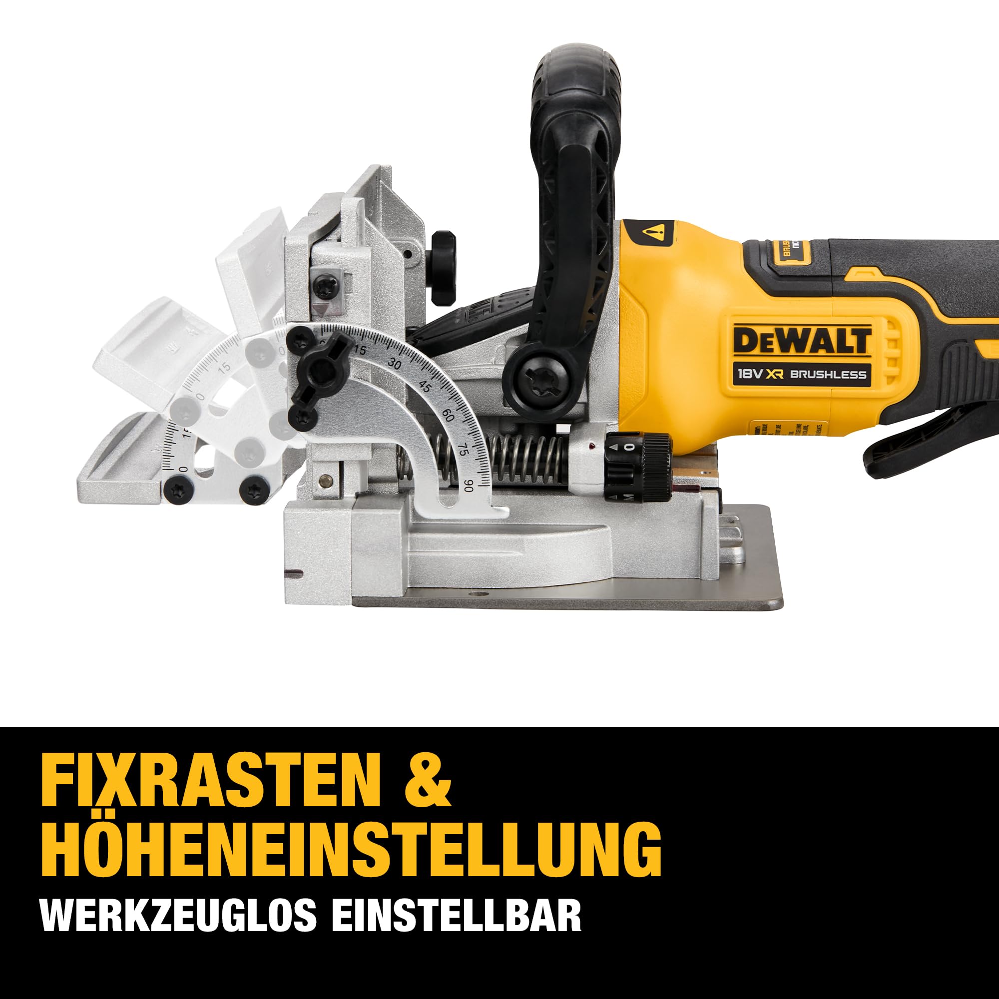DeWalt DCW 682 NT Akku Flachdübelfräse 18 V 102 x 20 mm Brushless + TSTAK - ohne Akku, ohne Ladegerät