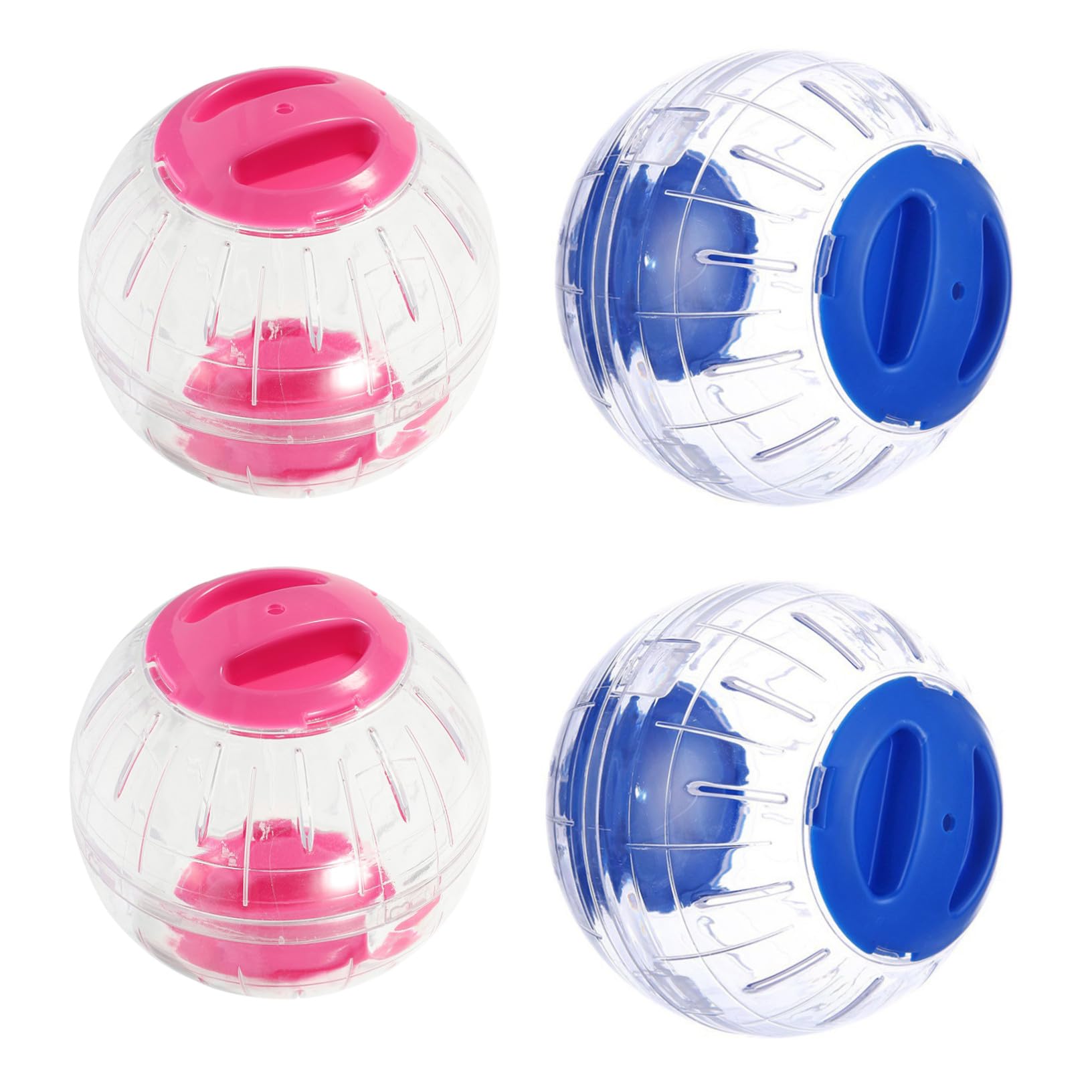 Balle D’Exercice pour Hamster Transparente Antievasion, Lot de 4