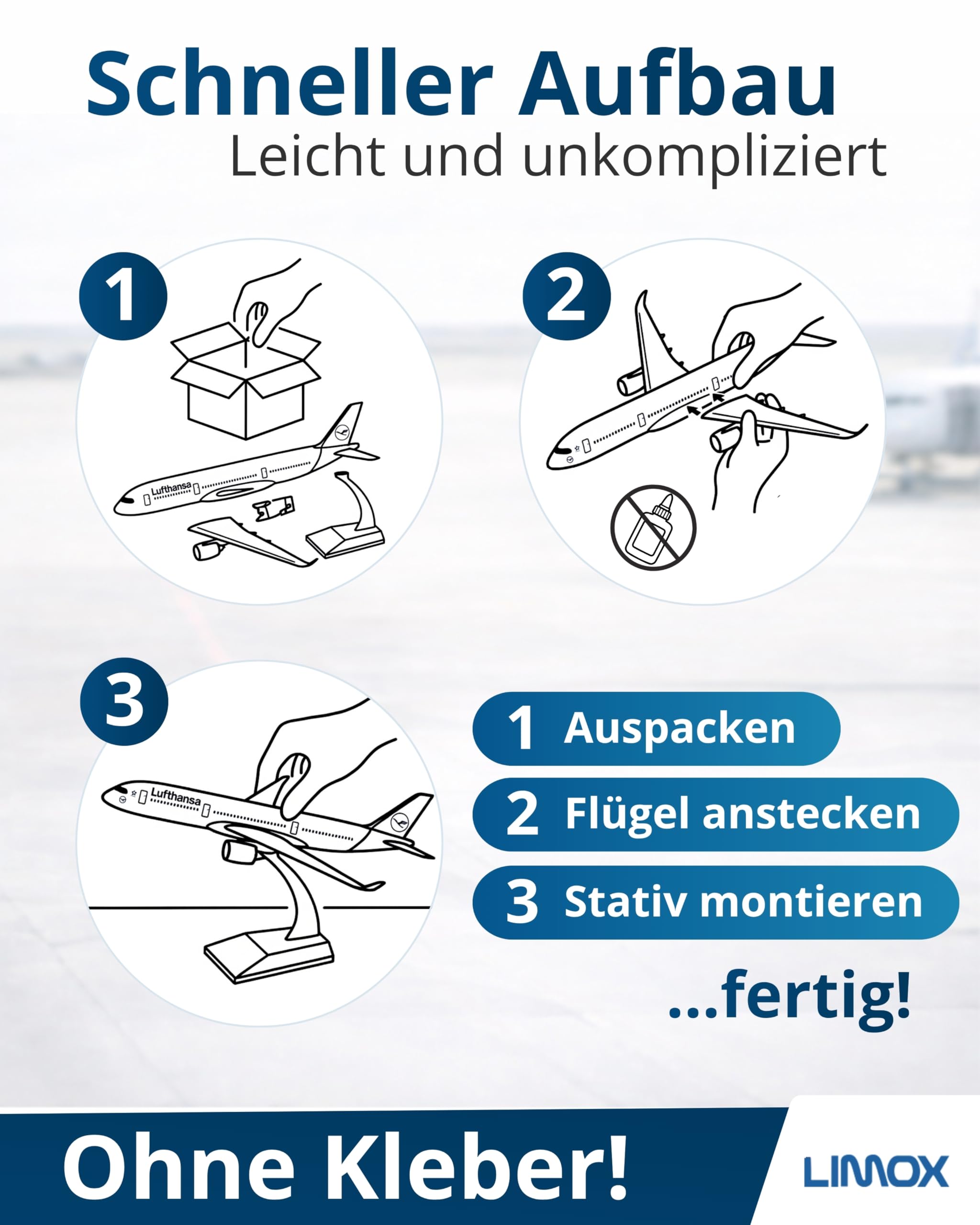 Limox Wings Lufthansa Boeing 747-8 Scale 1:200 | Neue Lufthansa LACKIERUNG |