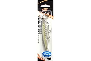 Bomber Lures Long A Jr. Minnow Jerkbait Fishing Lure in S-Shad