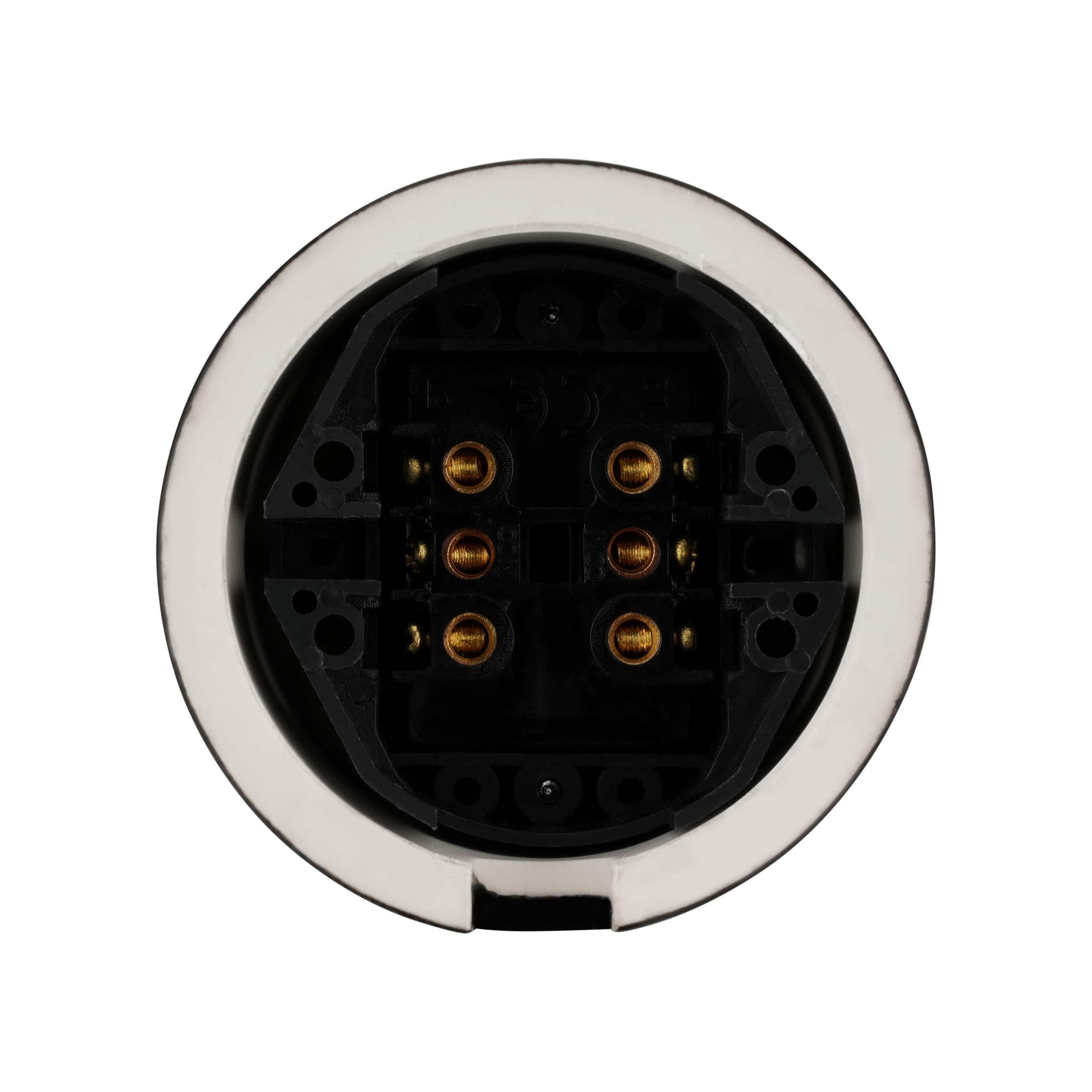 Aufputz Porzellan Retro Kreuzschalter, All-in-One, Serie QR1 schwarz