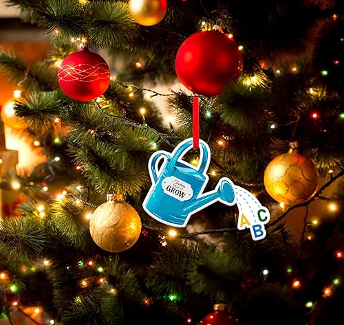 Miniatura 3 de PETCEE Adornos de Navidad para profesores 2022 regalos de agradecimiento para profesores para mujeres profesoras nos ayudan a cultivar adornos para