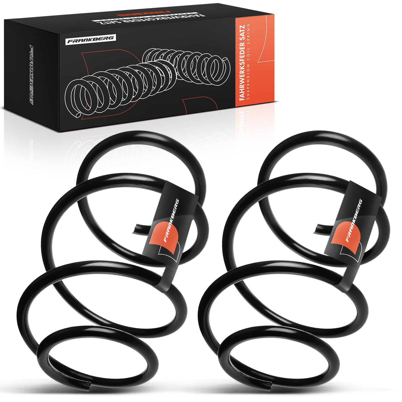 Frankberg 2 muelles de suspensión eje delantero 31336757780 | Compatible con: Z4 R.o.a.d.s.t.e.r E85