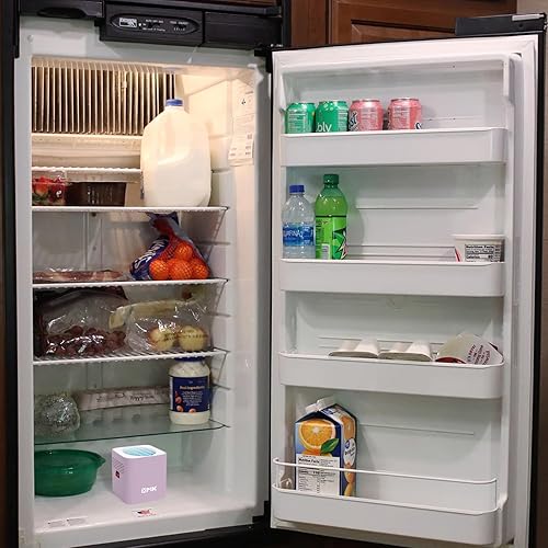 Miniatura 6 de XMK Ventilador de refrigerador RV con motor de 3,000 RPM con interruptor de encendido y apagado fácil, múltiples rejillas de ventilación laterales