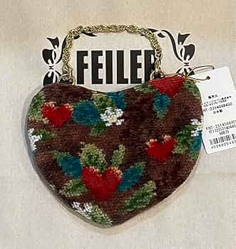 新品未使用　フェイラー　ハートポーチ　ハートチャーム ラブラリーバイフェイラー チェリードット ハート型チャーム