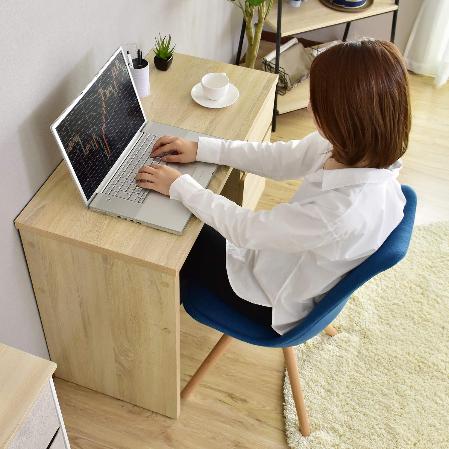 Amazon.co.jp: Doris 13063 Doris Desk, Computer Desk, Wood Grain