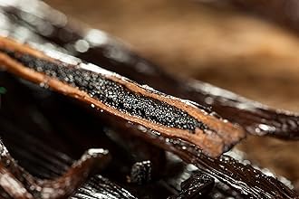 1 Ounce Organic Madagascar Vanilla Beans Whole Grade A Vanilla Pods for Homemade Vanilla Extract and Baking