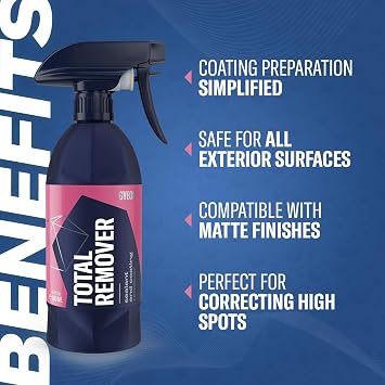 Gyeon TotalRemover Ceramic Coating Strip Agent Paint Prep | Coating strip agent removes ceramic coatings, waxes, and sealants from paint prepares a clean surface for new coating.