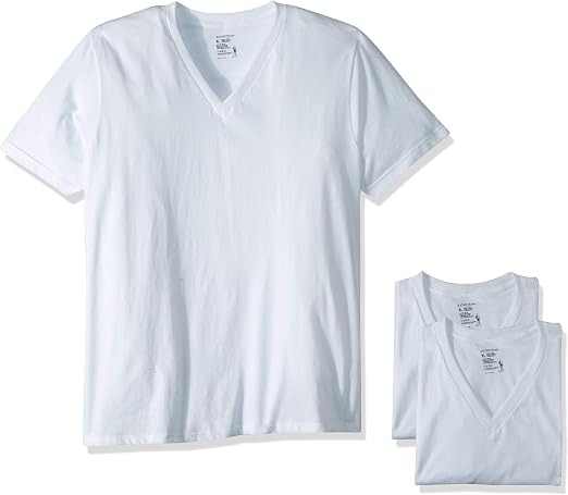 T-Shirts Slim Fit Cotton V-Neck 